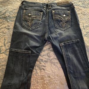Rock Revival Dark Blue Boot Cut Jeans